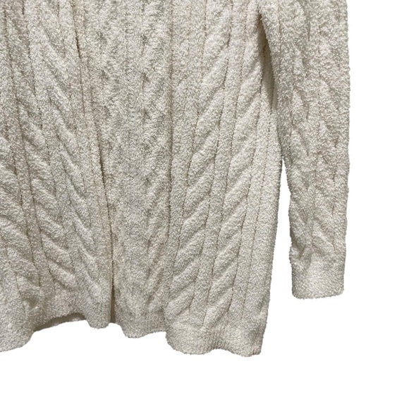 Z Supply Cate Cable Knit Cardigan Sweater Sea Salt Women’s Size Medium - Picture 8 of 11